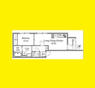 パークテラス淡路【2階】の間取り