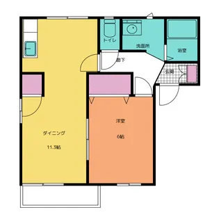 フレグランスForever E【2階】の間取り