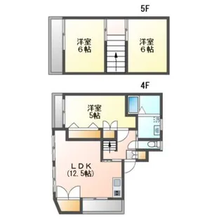 ソワニエマンション【4階】の間取り