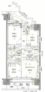 ガーラ・レジデンス平井【7階】の間取り