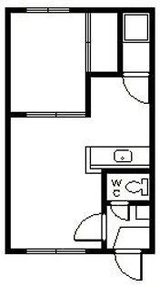 ハピネスハイツIII【1階】の間取り