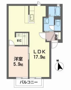 ロイヤルレジデンスA【2階】の間取り