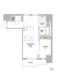プライムメゾン西新宿【3階】の間取り
