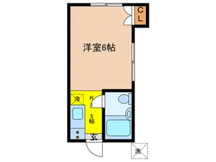 コーポ若松【2階】の間取り