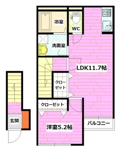 ファインコート【2階】の間取り