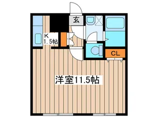 グランメ-ル月寒中央【2階】の間取り