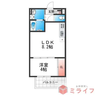 Tio Ruhe (ティオ ルーエ)【3階】の間取り