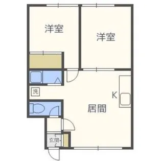 コーポかんの【2階】の間取り
