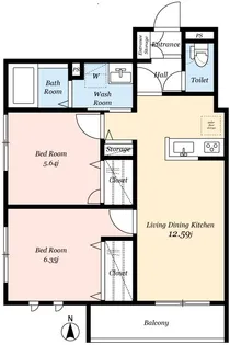 ローレルイーストガーデン【1階】の間取り