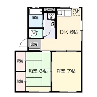 シティハイム 西青山【1階】の間取り