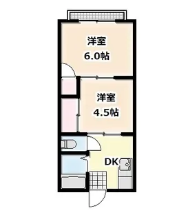 サンライトコーポ【1階】の間取り
