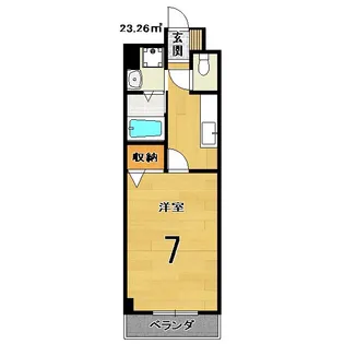 GREEN FOREST丹波口【4階】の間取り