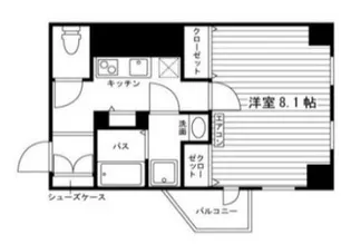 レジディア国分寺【8階】の間取り