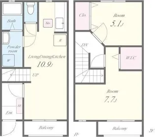 Jaipur(ジャイプル)【1階】の間取り