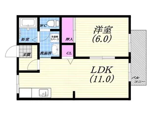 春日ハイツ【2階】の間取り