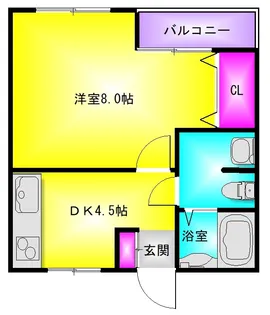 ラデファンス【3階】の間取り