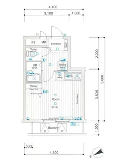 カーロヴィッラ高円寺【3階】の間取り