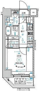 リルシア横濱吉野町3【10階】の間取り