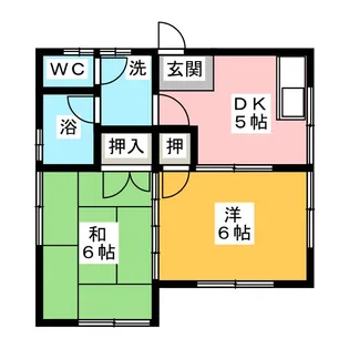 イーストヒル【1階】の間取り
