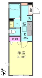 レイヴァーコースト【1階】の間取り