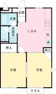 フィルコートII【1階】の間取り