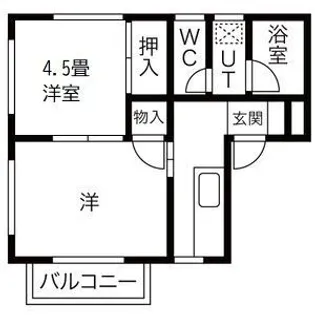 キャロルハイツ【2階】の間取り