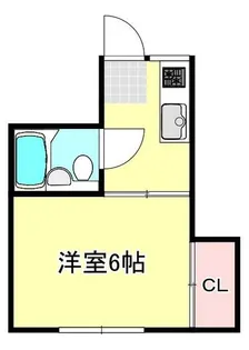 グラッセ五番館【2階】の間取り