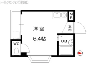 プレアール瓢箪山【4階】の間取り