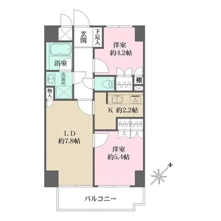 藤和シティホームズ新宿余丁町【4階】の間取り