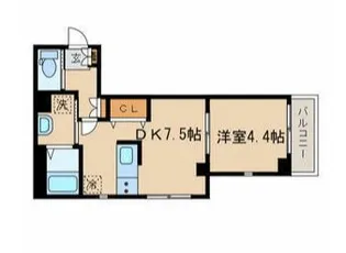 シーズ・ガレリア目黒【2階】の間取り