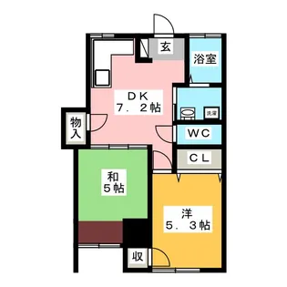高島屋マンション【3階】の間取り