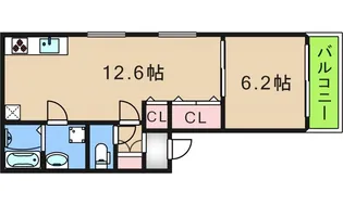 ARCASAKISHINOSATO VI【2階】の間取り
