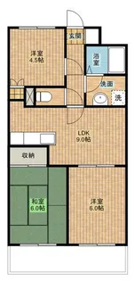 サンハイツ石田【5階】の間取り