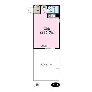 シティーコープ平沼【5階】の間取り