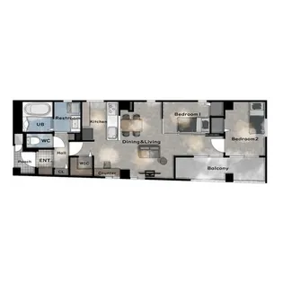 VEINZ SUITA【3階】の間取り