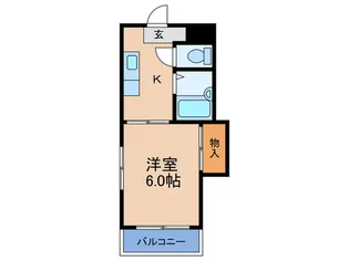 アティック常和【3階】の間取り