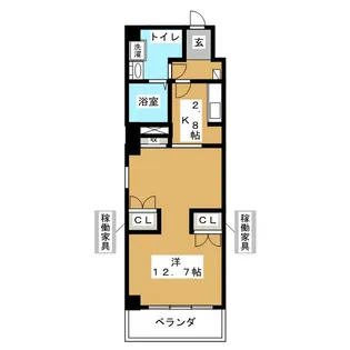 Lucidezza【5階】の間取り