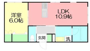 HOUOLI EBINA【1階】の間取り