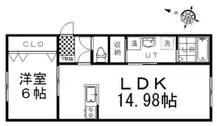 M.R.Garden【1階】の間取り