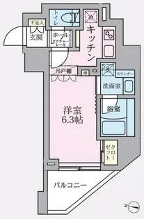ARKMARK中野【4階】の間取り