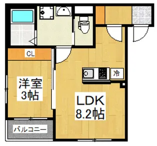 ストーンズ久米川【3階】の間取り