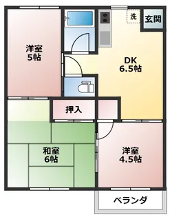コーポ山口【2階】の間取り