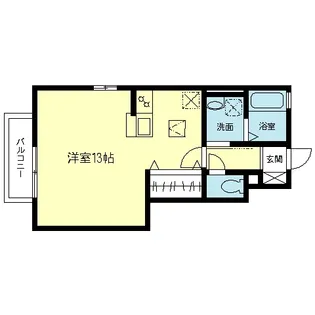 ウエスト・ベルグ鎌倉D【1階】の間取り