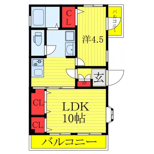 ひかりマンション【2階】の間取り