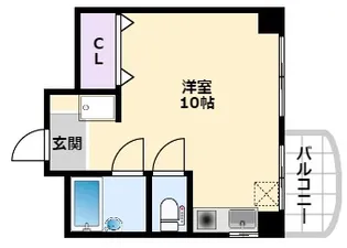 六番館【2階】の間取り