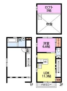 GマークII【1階】の間取り