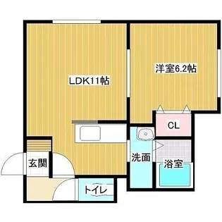 サンセット【1階】の間取り