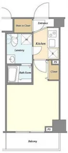 Rising Place 川崎二番館【3階】の間取り