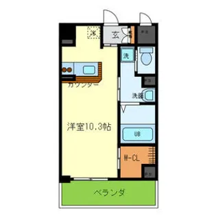 グランベージュ大手町【2階】の間取り