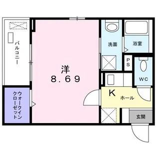 ポノ ククナ【2階】の間取り